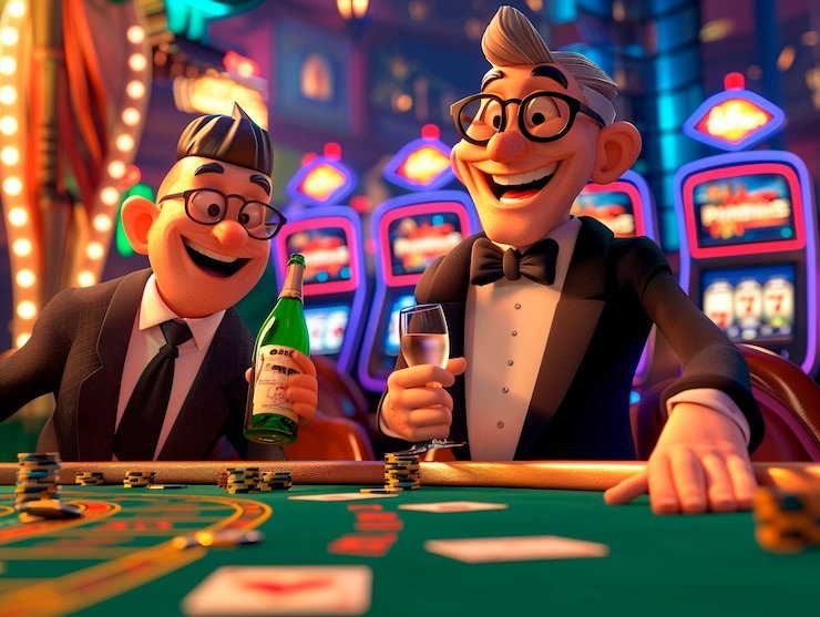 Antarmuka permainan slot dan live casino waktoto